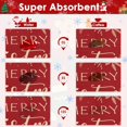 thumbnail image 6 of Coffee Mat for Countertops, Christmas Berry Ball Branch Leaves Golden Red Dish Drying Mat 2 Pcs for Kitchen Bar Accessories, Coffee Maker Espresso Machine Dish Rack Hide Stain Rubber 12x19in, 6 of 7