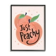 thumbnail image 2 of Stupell Industries Just Peachy Ripe Fruit Illustration Sparkling Stars Background,16 x 20, Design by Lisa Perry Whitebutton, 2 of 5
