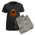 thumbnail image 5 of CafePress - Big Nose Irish Setter Pajamas - Women's Short Sleeve Print T-Shirt and Pants Dark Cotton Pajama Set, 5 of 7