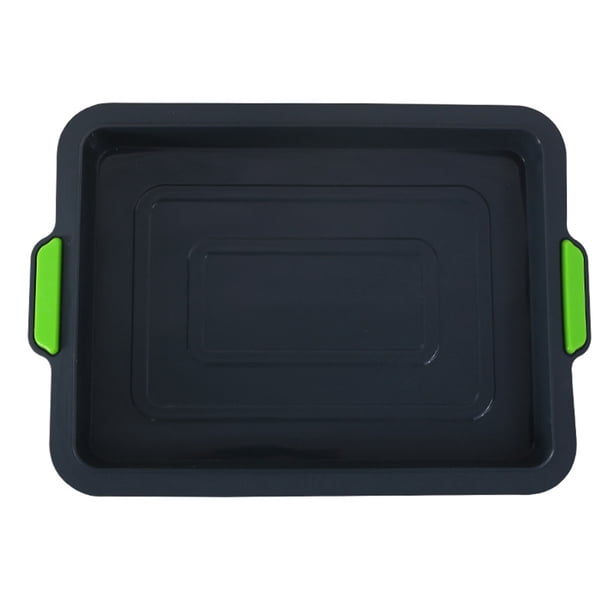 Billuyoard Bandeja de silicona para hornear, molde para Pan de puntos coloridos, molde antiadherente para pasteles, utensilios para hornear Herramientas y accesorios para hornear Gris oscuro
