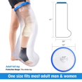 thumbnail image 3 of MEDOTS Blue Adult Full Leg Cover Protector for Shower Reusable 100% Waterproof Cast Covers for Shower full Leg Tight Seal Keeps Cast and Bandage Dry, 3 of 5