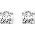 thumbnail image 3 of 14K White Gold Lab Grown Diamond 1/5Ctw Vs/Si, D E F, 4 Prong Earrings Made In United States em1006-020-wld, 3 of 5