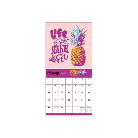 UPC: 0619344373864 | TF PUBLISHING Pineapple Art 2023 Wall Calendar 12 Month Premium 2023 Calendar Wall Large Wall Calendar 2023 Monthly Big Grid Calendars 2023 Calander 2023 Planners For Office Calender 2023