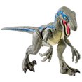 thumbnail image 1 of Jurassic World Battle Damage Velociraptor "blue" Dinosaur Figure - Walmart Exclusive, 1 of 6