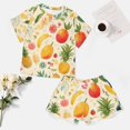thumbnail image 4 of Various Fruits Pajamas Set Womens Loungewear Sleepwear 2 Piece PJ Sets, 4 of 7