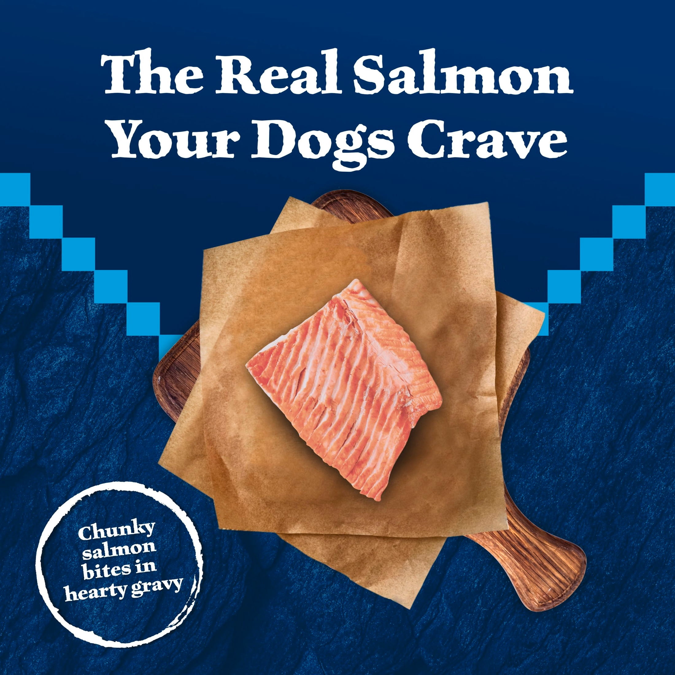 Blue Buffalo Wilderness Trail Toppers Wild Cuts Wet Dog Food, Salmon, 3oz Pouch