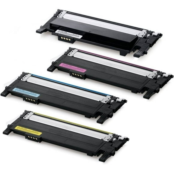 HYFAI Nouveau Combo Compatible Samsung CLT-406S 4 Couleurs de BCMY pour Samsung CLP-365W, CLX-3305, SL-C410W
