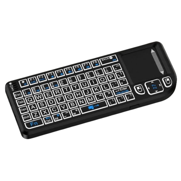 Bluetooth Dual-Mode Mini Touchpad Keyboard Mouse Combo, Portable Wireless Keyboard for Mobile Devices, Tablet, Smartphone, Abs