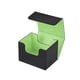 thumbnail image 1 of Caja para baraja de cartas, funda protectora para guardar más de 100 cartas, dados resistentes. Negro y verde, 1 of 9