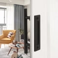 thumbnail image 3 of Minkissy 1Set Black Simple Design Garage Door Handle Durable Use Easy to Install, 3 of 8