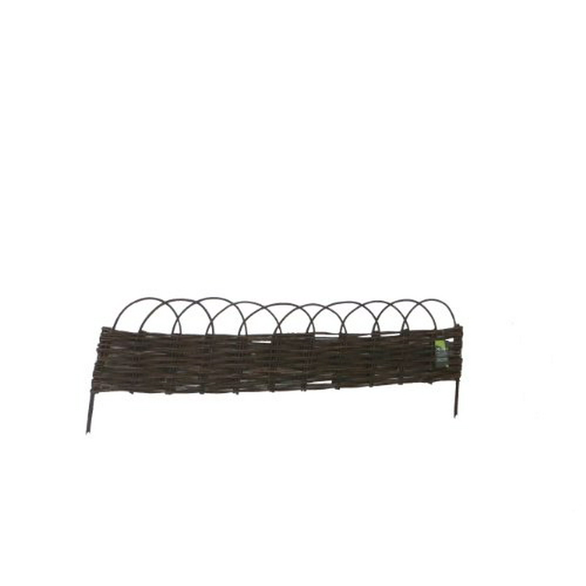 Master Garden Products Woven Willow Edging With Arc Top 16 By 47 Inch Walmart Canada