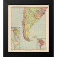 thumbnail image 2 of Streit 15x17 Black Modern Framed Museum Art Print Titled - South America - Streit 1913- 23 x 26.55, 2 of 5
