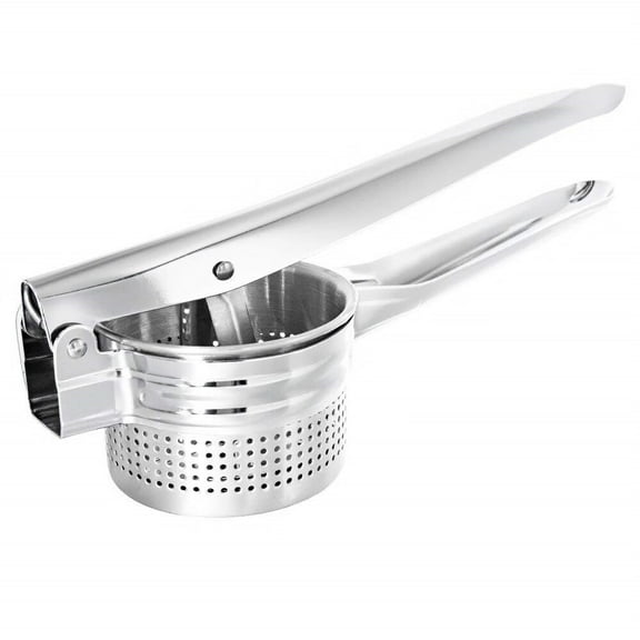 Potato Masher Stainless Steel Masher Fruit Vegetable Press Juicer Crusher Squeezer Food Press with Ergonomic Comfort Grip