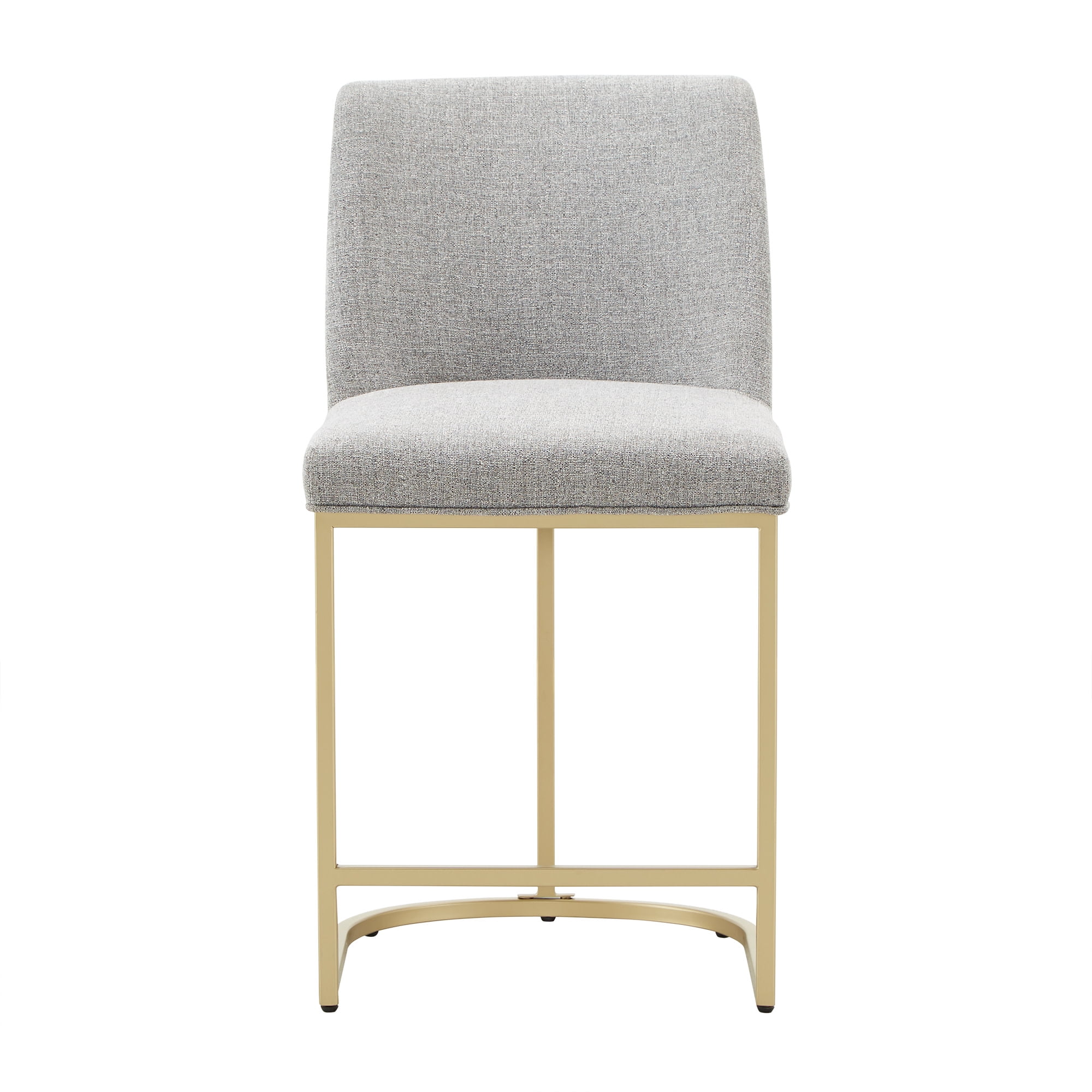 Weston Home Klimt Counter Height Stool, Set of 2, Light Gray