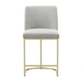 thumbnail image 4 of Weston Home Klimt Counter Height Stool, Set of 2, Light Gray, 4 of 9