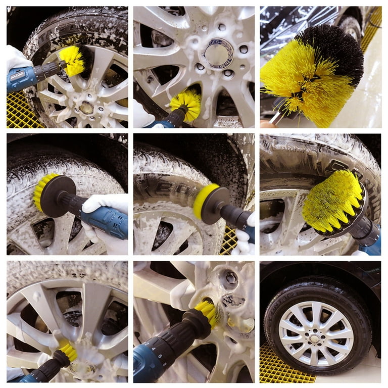 12pcs Car Detailing Brush Set for Cleaning Wheels, EEEkit Auto