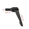 thumbnail image 4 of Uxcell Handle Adjustable Clamping Lever Threaded Push Button Ratchet Male Threaded Stud M16x33mm, 4 of 6
