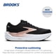 thumbnail image 2 of Zapatillas Brooks Ghost Max 3 Mujer Negro Ancho 8, 2 of 6