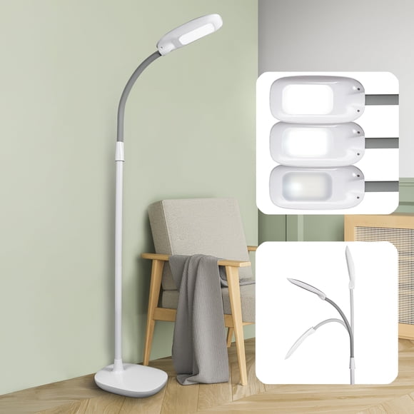 Lámpara de pie OttLite ClearSun LED de altura ajustable