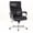 Black, variant on COLAMY High Back Executive Office Chair, PU Leather Computer Desk Chair with Extra Thick Padded Seat Cushion, Quiet Rubber Rolling Casters and Adjustable Tilt Tension for Home Workspace,Black