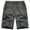 Army Green, variant on Cargo Shorts for Men Summer Casual Elastic Waist Straight Leg Loose Fit Knee Length Work Shorts with Pockets