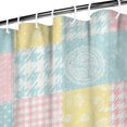 thumbnail image 3 of Pioneer Flower Floral Print Pattern Shower Curtain 72"x84", Bathroom Decorative Shower Curtain Set with 12 Hooks, Waterproof Washable, 3 of 6