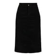 thumbnail image 4 of Time and Tru Women’s and Women’s Plus Corduroy Midi Skirt Sizes 2-22, 4 of 7
