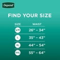thumbnail image 2 of Ropa interior para incontinencia para adultos Depend Fresh Protection Men XL, 2 of 7