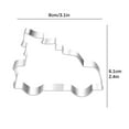 thumbnail image 3 of Clearance Biscuit Moulds under $5,Large Christmas Cookie Cutters 4" Holiday Cookie Cutters Stainless With Recipe Instruction Snowman Christmas Tree Snowflake.., 3 of 9