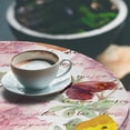 thumbnail image 2 of Ambesonne Colorful Fitted Round Tablecloth, Love Letters Romantic, 36"- 40" Diameter, Multicolor, 2 of 4