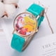 thumbnail image 2 of Reloj unisex con temática de Papá Noel, analógico, de cuarzo, con correa de PU verde, regalo casual y adorable, 2 of 2