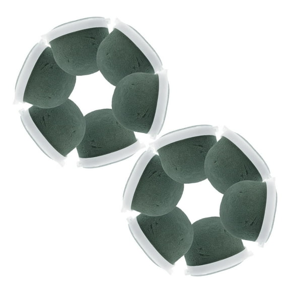 WORGEOUS 12pcs Mini Floral Foam Flower Arranging Foam Blocks Round Floral Foam Mud Wedding Decorations Floral Arrangement Centerpieces For Bottle Decor