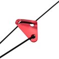 thumbnail image 2 of Jinsinto Triangle Tent Rope Fastener 10PCS Red Aluminium Alloy Triangle Tent Cord Adjuster Wind Stopper Tightener Hook Buckle Tensioner, 2 of 4