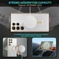 thumbnail image 6 of ELEHOLD Plating Clear Magnetic Case for Samsung Galaxy S24 Ultra,Soft TPU Shockproof Transparent Clear Compatible with Mag Safe Anti-Yellowing Case for Galaxy S24 Ultra,Black, 6 of 6