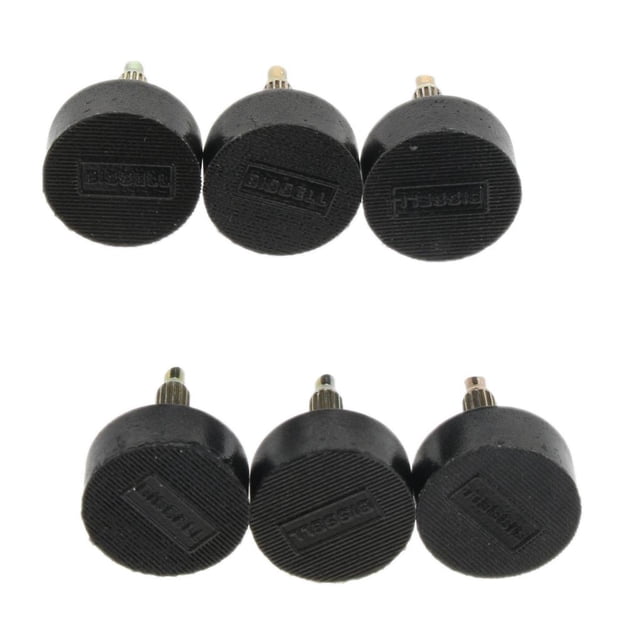 6 Pcs Plaques de Talons Hauts Embouts de Réparation de Chaussures Robinets Tige de Rechange 14mm