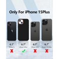thumbnail image 6 of iPhone 15 Plus Case,Liquid Silicone Slim Shockproof Protective iPhone 15 Plus 6.7 inch Phone Case [Microfiber Lining] (Black)…, 6 of 12