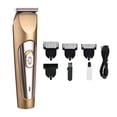 thumbnail image 1 of Cortadora de cabello profesional Zulema recargable Acero inoxidable 3x Peines guía oro, 1 of 8