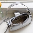 thumbnail image 4 of Bolso bandolera para mujer Fashionalbe PU Bolso de viaje femenino simple (Plata), 4 of 9