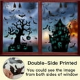 thumbnail image 6 of Halloween Decorations Halloween Window Clings Decals for Window Glass Decorations Halloween Glass Decals for Party Decorations Bat Spider Haunted Hous Spooky Door Stickers, 6 of 7