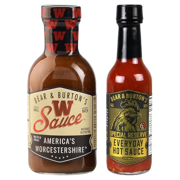 W Sauce 12oz & Everyday Hot Sauce 2pk Bundle
