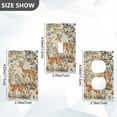 thumbnail image 7 of Yayeee Blank Wall Plate Cover 1-Gang 4.5"x2.7" Home Unused Decorative Outlet, Deer Pattern, 7 of 7