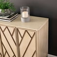 thumbnail image 3 of SEI Furniture Bremling Wooden Art Deco Buffet in Antique Cream and Black, 3 of 5