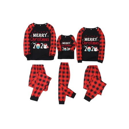 

Diconna Family Christmas Pjs Matching Sets Baby Christmas Matching Jammies for Adults and Kids Holiday Xmas Sleepwear Set