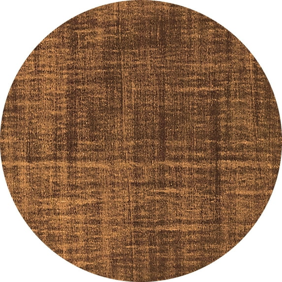 Ahgly Company Indoor Round Persian Orange Bohemian Area Rugs, 3' Round