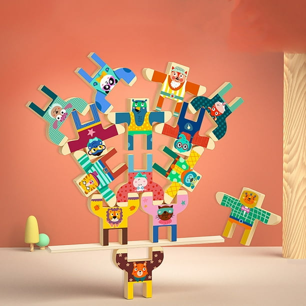 onlyliua Liquidación Juego Diy Bloques de Construcción Apilables Juguetes Educativos Tempranos