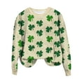 thumbnail image 4 of Otvok Womens Shirts Crewneck Loose Sweatshirt with St. Patrick'S Print On Top, 4 of 6