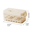 thumbnail image 3 of Kugisaki Ice Large Capacity Press Demolding Ice Tray Household Ice Making Storage Box 28 Compartments With Lid Refrigerator Ice Ice Tray on Clearance, 3 of 6
