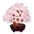 thumbnail image 2 of STARTIST 7inch Feng Shui Crystal Money Wealth Luck Tree for Office Home Desk Decor #8 Pink, 2 of 9