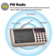 thumbnail image 3 of Bluelans Mini portátil Digital pantalla Led estéreo Aux Tf tarjeta Fm Radio receptor altavoz, 3 of 5