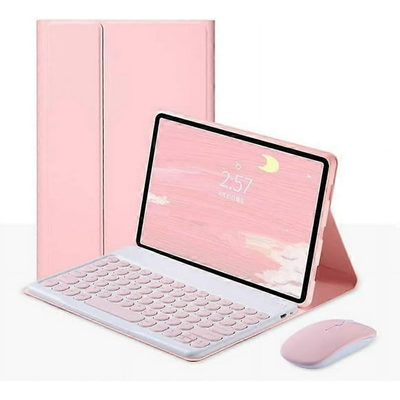 Keyboard Case for Xiaomi Mipad 5 Pad 5 Pro(Pink Mouse)